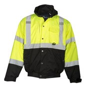 Kishigo Ripstop Bomber Jacket in Lime